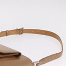 LOUIS VUITTON Monogram Mat Alston Shoulder Bag Beige M55127 LV Auth 208427V-8