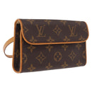 LOUIS VUITTON Monogram Pochette Florentine Waist bag M51855 LV Auth 208430A-1