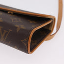 LOUIS VUITTON Monogram Pochette Florentine Waist bag M51855 LV Auth 208430A-11