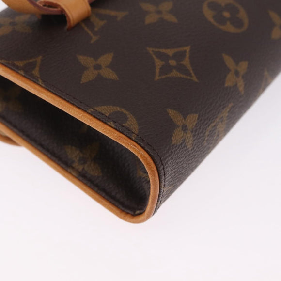 LOUIS VUITTON Monogram Pochette Florentine Waist bag M51855 LV Auth 208430A