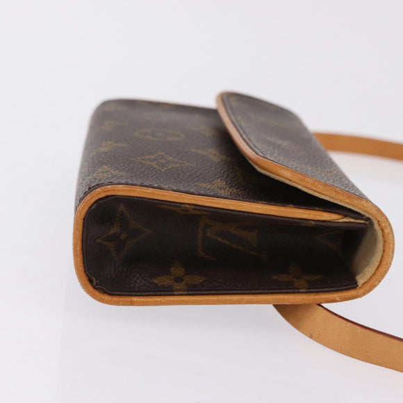 LOUIS VUITTON Monogram Pochette Florentine Waist bag M51855 LV Auth 208430A