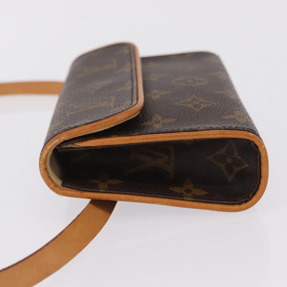 LOUIS VUITTON Monogram Pochette Florentine Waist bag M51855 LV Auth 208430A