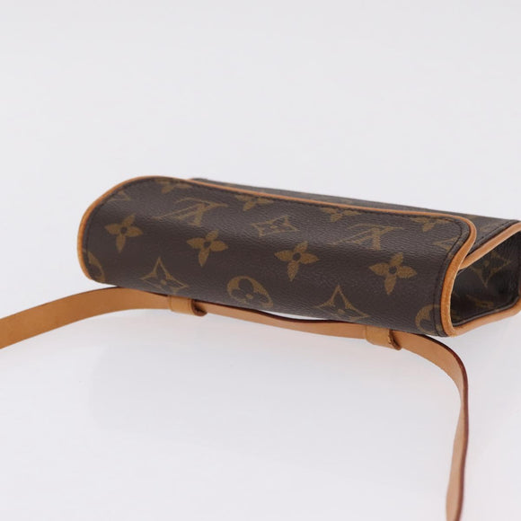 LOUIS VUITTON Monogram Pochette Florentine Waist bag M51855 LV Auth 208430A