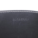 BURBERRY Body Bag Canvas Gray Silver Auth 208431A-19