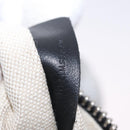 BURBERRY Body Bag Canvas Gray Silver Auth 208431A-25