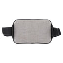 BURBERRY Body Bag Canvas Gray Silver Auth 208431A-3