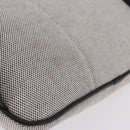 BURBERRY Body Bag Canvas Gray Silver Auth 208431A-4