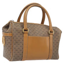 GUCCI Micro GG Supreme Boston Bag PVC Beige Gold 000 39 0158 Auth 208432-1