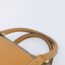 GUCCI Micro GG Supreme Boston Bag PVC Beige Gold 000 39 0158 Auth 208432-10