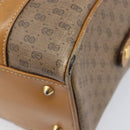 GUCCI Micro GG Supreme Boston Bag PVC Beige Gold 000 39 0158 Auth 208432-14