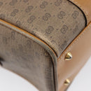 GUCCI Micro GG Supreme Boston Bag PVC Beige Gold 000 39 0158 Auth 208432-17
