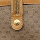 GUCCI Micro GG Supreme Boston Bag PVC Beige Gold 000 39 0158 Auth 208432-18