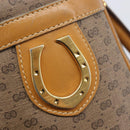 GUCCI Micro GG Supreme Boston Bag PVC Beige Gold 000 39 0158 Auth 208432-20