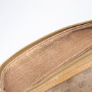 GUCCI Micro GG Supreme Boston Bag PVC Beige Gold 000 39 0158 Auth 208432-21
