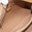 GUCCI Micro GG Supreme Boston Bag PVC Beige Gold 000 39 0158 Auth 208432-23