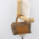 GUCCI Micro GG Supreme Boston Bag PVC Beige Gold 000 39 0158 Auth 208432-32