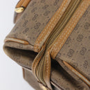 GUCCI Micro GG Supreme Boston Bag PVC Beige Gold 000 39 0158 Auth 208432-7