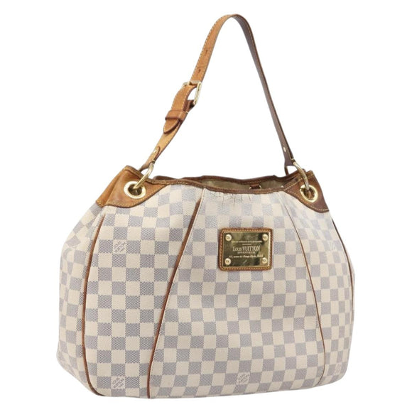 LOUIS VUITTON Damier Azur Galliera PM Shoulder Bag N55215 LV Auth 208435