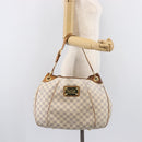 LOUIS VUITTON Damier Azur Galliera PM Shoulder Bag N55215 LV Auth 208435-26