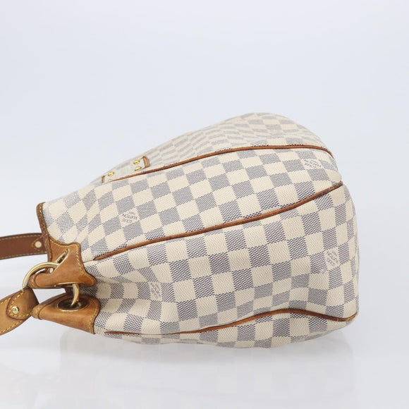 LOUIS VUITTON Damier Azur Galliera PM Shoulder Bag N55215 LV Auth 208435