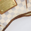 LOUIS VUITTON Damier Azur Galliera PM Shoulder Bag N55215 LV Auth 208435-9