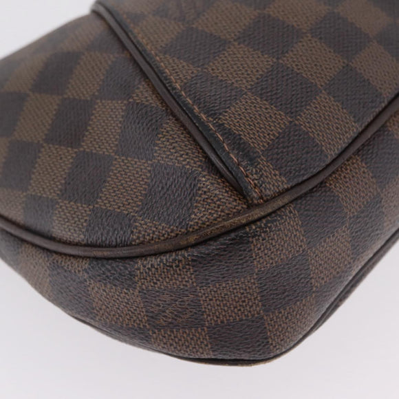 LOUIS VUITTON Damier Ebene Thames PM Shoulder Bag N48180 LV Auth 208436