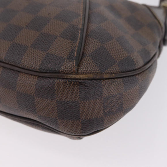 LOUIS VUITTON Damier Ebene Thames PM Shoulder Bag N48180 LV Auth 208436