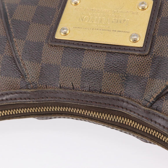 LOUIS VUITTON Damier Ebene Thames PM Shoulder Bag N48180 LV Auth 208436