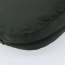PRADA Chain Shoulder Bag Nylon Green Auth 208438A-13