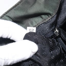 PRADA Chain Shoulder Bag Nylon Green Auth 208438A-21
