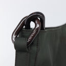 PRADA Chain Shoulder Bag Nylon Green Auth 208438A-23