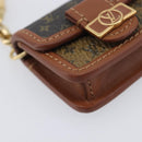 LOUIS VUITTON Monogram Reverse Micro Dauphine Bag M80250 LV Auth 208439M-12
