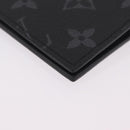 LOUIS VUITTON Monogram Eclipse Couverture Passport Case M64501 LV Auth 208440V-10