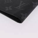 LOUIS VUITTON Monogram Eclipse Couverture Passport Case M64501 LV Auth 208440V-11