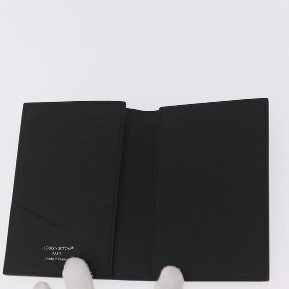 LOUIS VUITTON Monogram Eclipse Couverture Passport Case M64501 LV Auth 208440V
