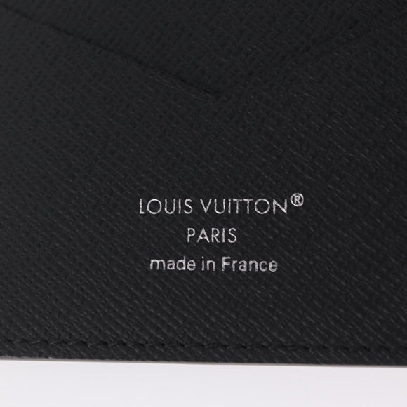 LOUIS VUITTON Monogram Eclipse Couverture Passport Case M64501 LV Auth 208440V