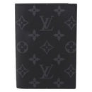 LOUIS VUITTON Monogram Eclipse Couverture Passport Case M64501 LV Auth 208440V-2