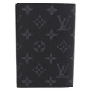 LOUIS VUITTON Monogram Eclipse Couverture Passport Case M64501 LV Auth 208440V-3