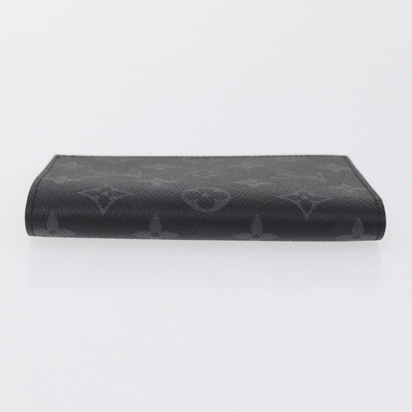 LOUIS VUITTON Monogram Eclipse Couverture Passport Case M64501 LV Auth 208440V