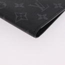LOUIS VUITTON Monogram Eclipse Couverture Passport Case M64501 LV Auth 208440V-8