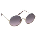 Miu Miu Sunglasses metal Silver Auth 208441-1