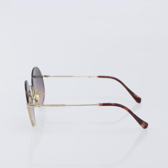 Miu Miu Sunglasses metal Silver Auth 208441