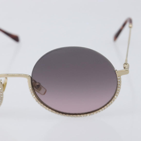 Miu Miu Sunglasses metal Silver Auth 208441