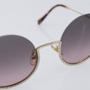 Miu Miu Sunglasses metal Silver Auth 208441-8