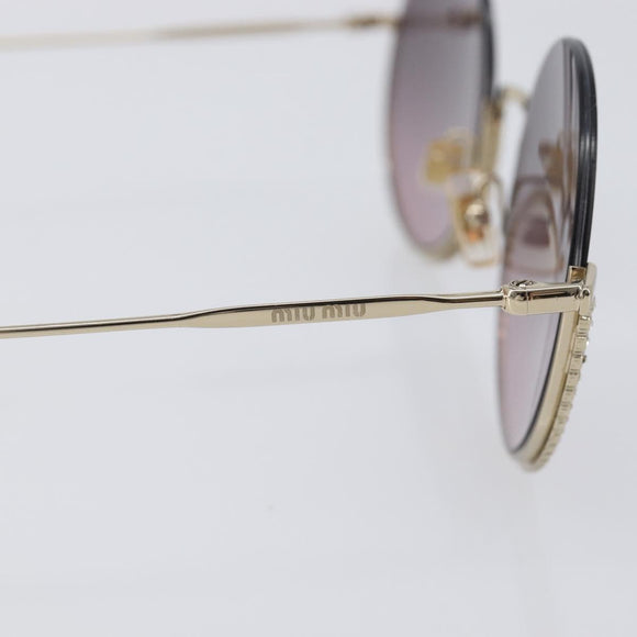 Miu Miu Sunglasses metal Silver Auth 208441