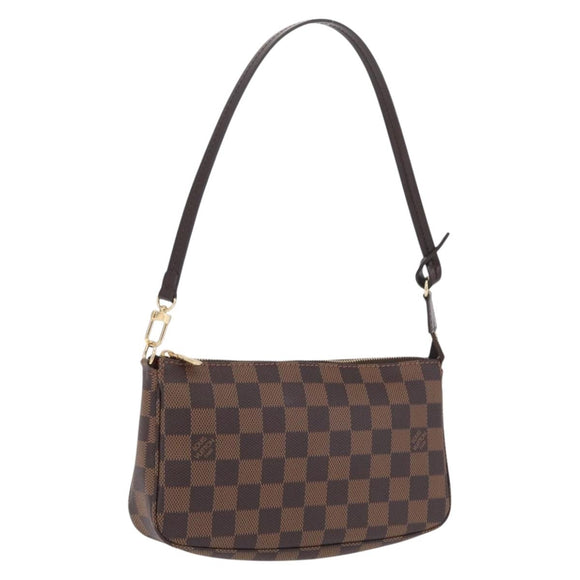 LOUIS VUITTON Damier Ebene Pochette Accessoires Pouch N41206 LV Auth 208443V