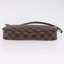 LOUIS VUITTON Damier Ebene Pochette Accessoires Pouch N41206 LV Auth 208443V-11