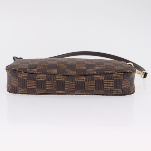 LOUIS VUITTON Damier Ebene Pochette Accessoires Pouch N41206 LV Auth 208443V