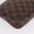 LOUIS VUITTON Damier Ebene Pochette Accessoires Pouch N41206 LV Auth 208443V-12
