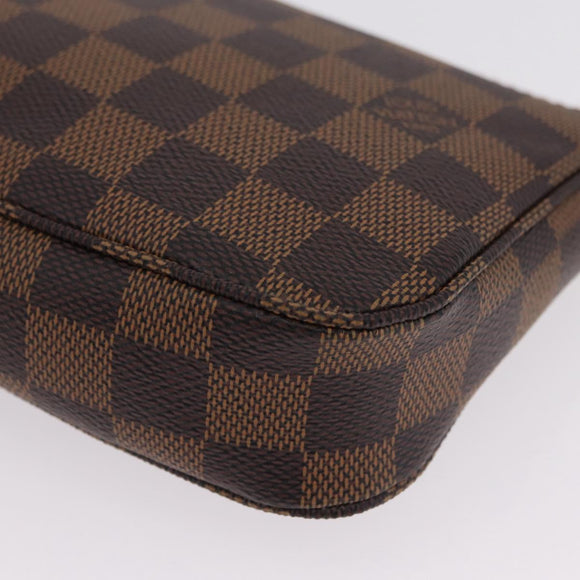 LOUIS VUITTON Damier Ebene Pochette Accessoires Pouch N41206 LV Auth 208443V